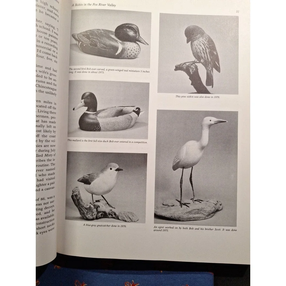 1988 Carving Miniature Wildfowl with Robert Guge (Signed opy) Roger Schroeder